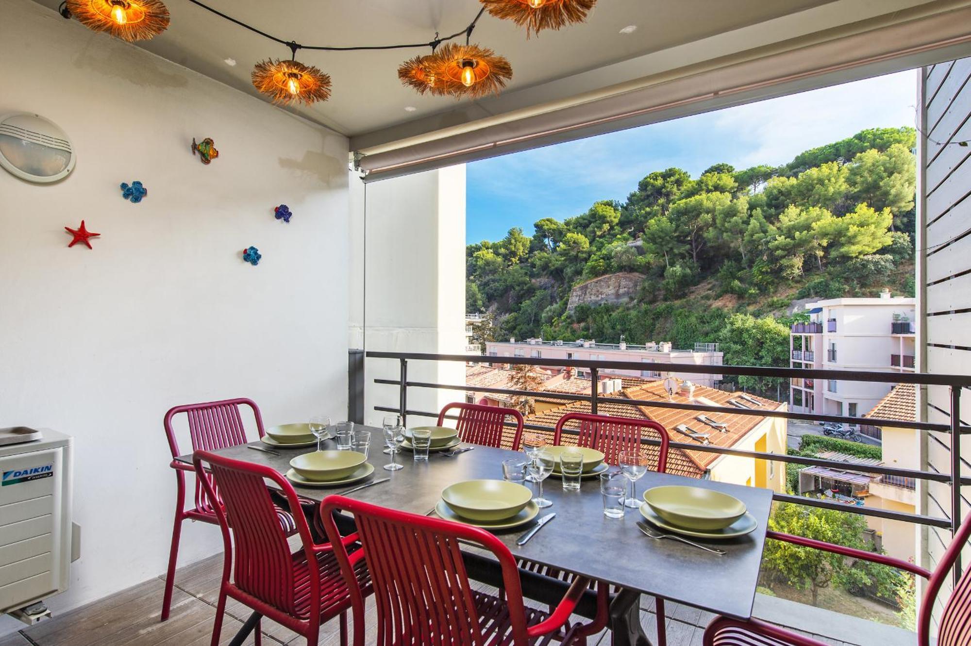 "L'Idyllique" Parking, Piscine, Plage, Calme Assure, Gare Roquebrune-Cap-Martin Eksteriør billede
