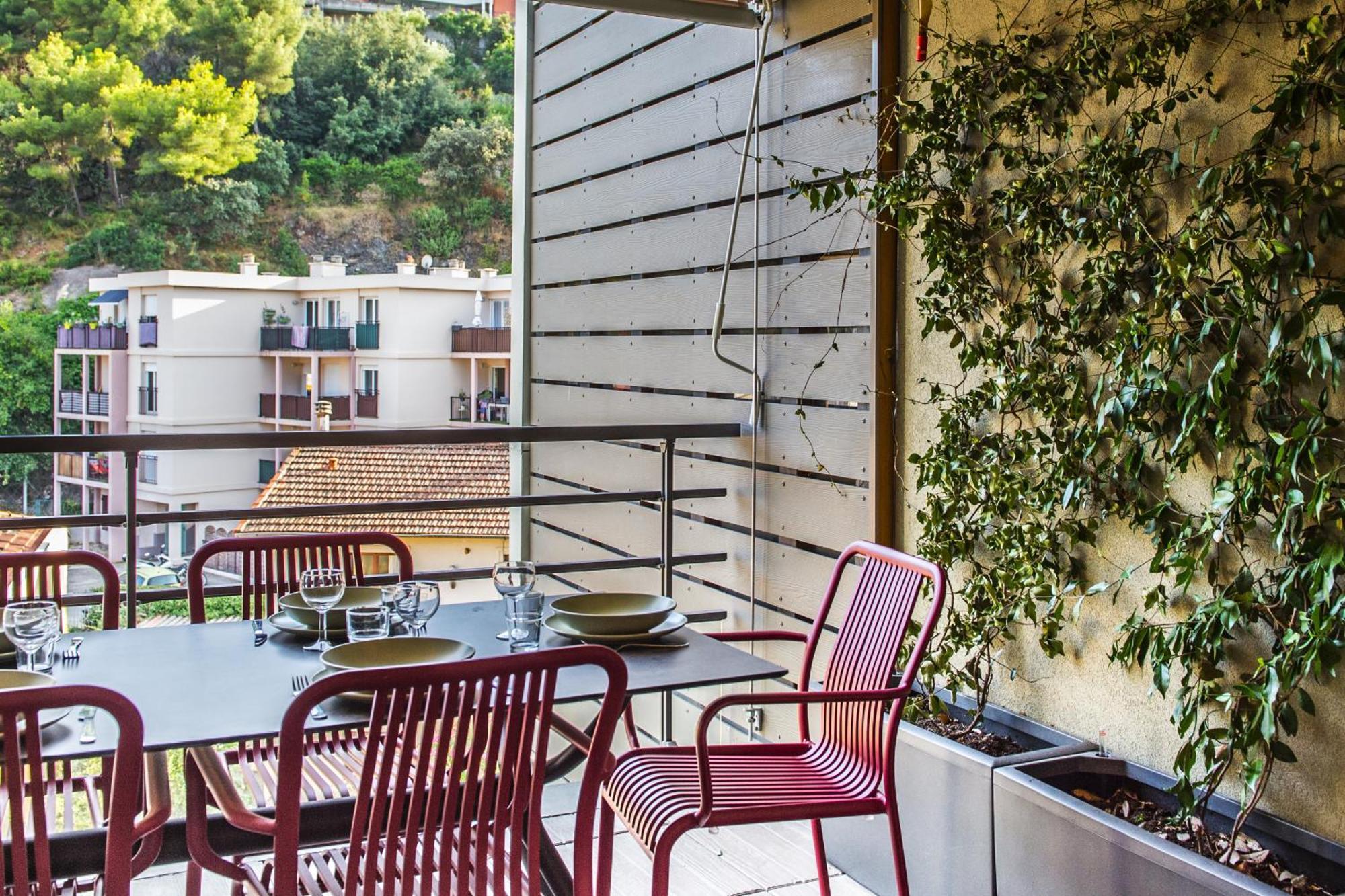"L'Idyllique" Parking, Piscine, Plage, Calme Assure, Gare Roquebrune-Cap-Martin Eksteriør billede